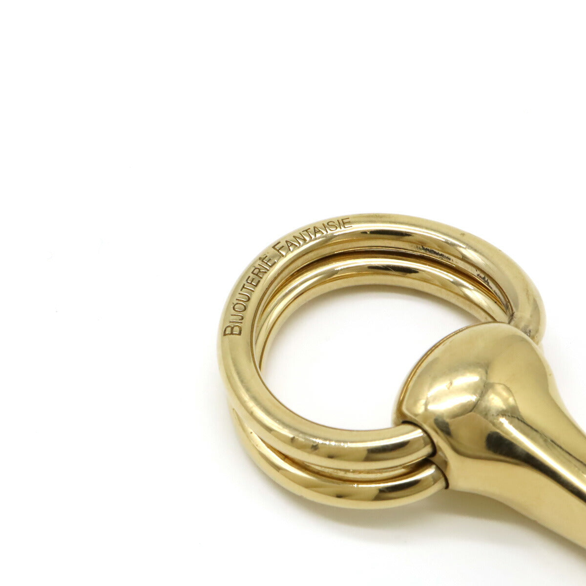 Hermes Gold Scarf Ring