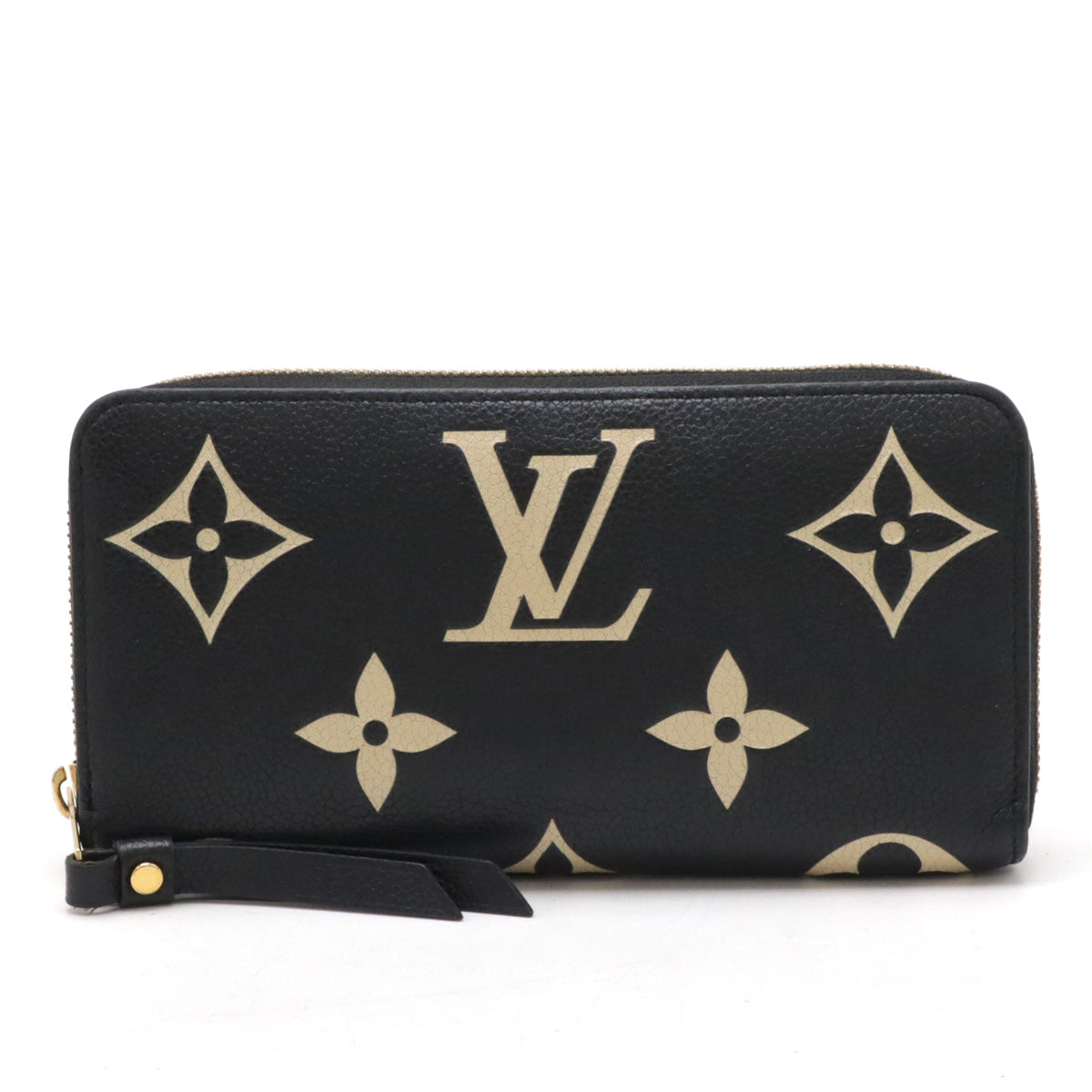 Louis Vuitton Bicolor Monogram Empreinte Leather Zippy Wallet M80481