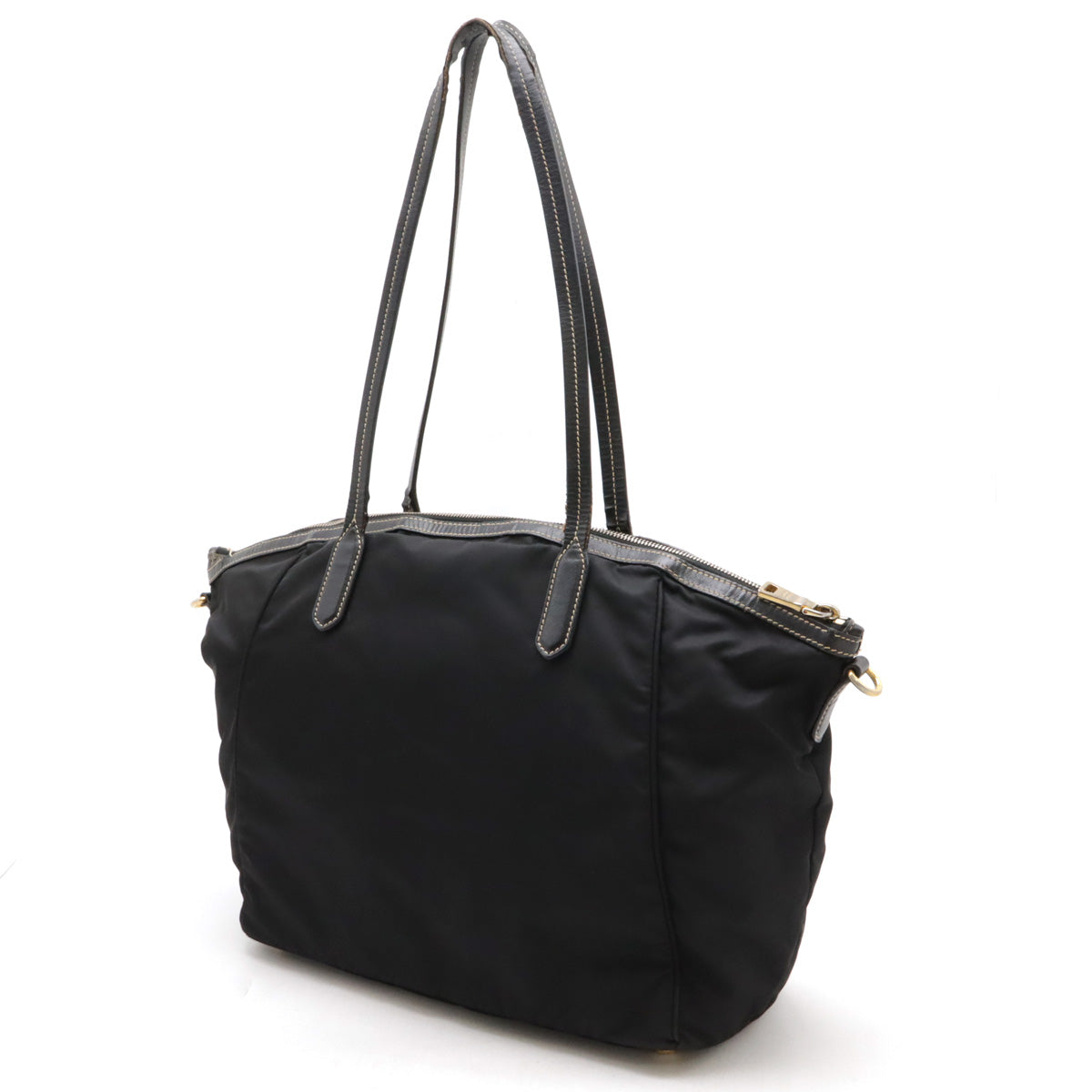 Prada Nylon/Leather Tote Bag BR4664