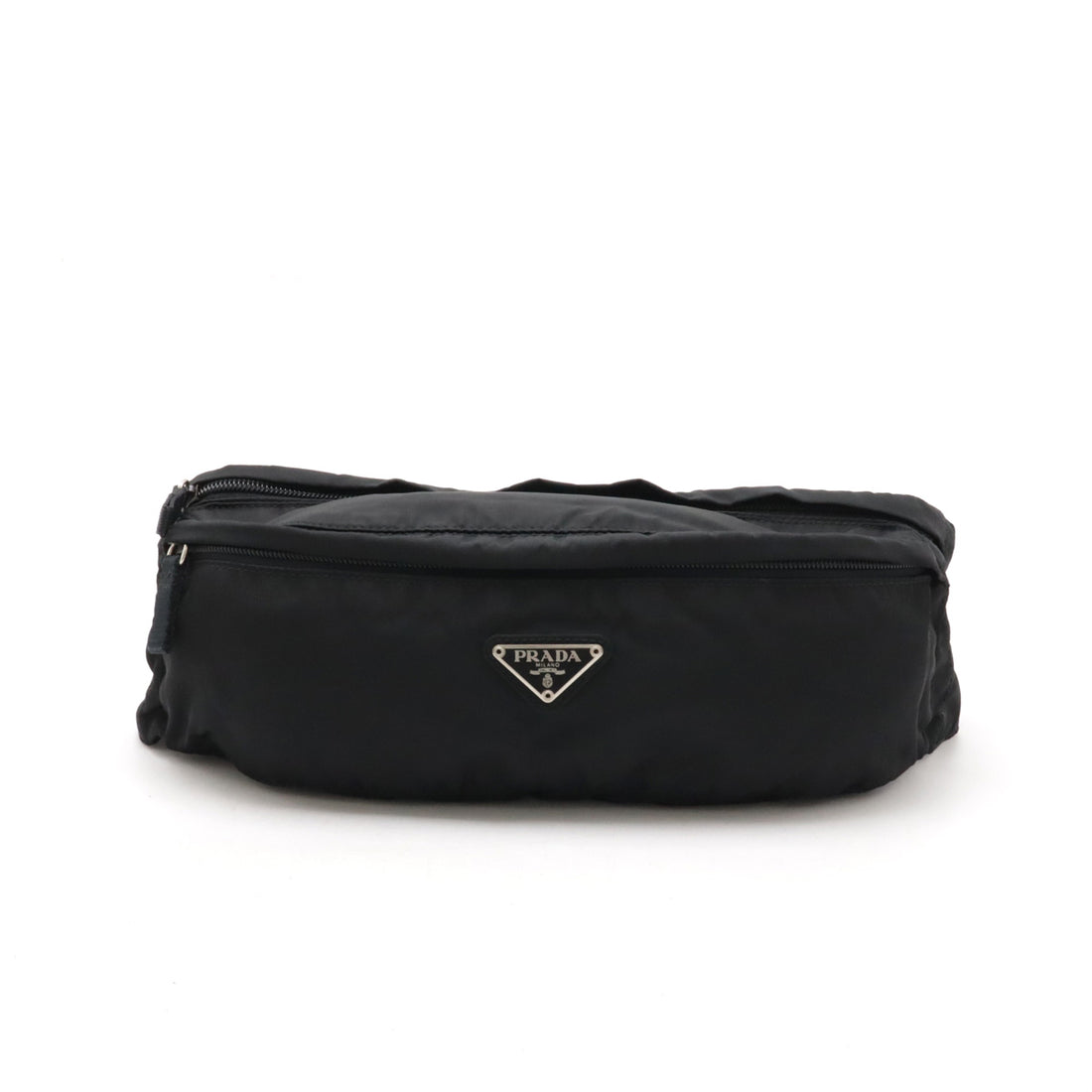 Prada Nylon Waist Pouch Hip Bag Black