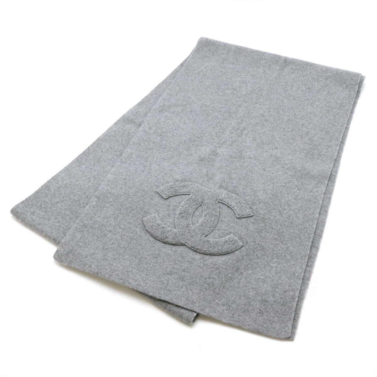 Chanel Cashmere Coco Mark Scarf Shawl