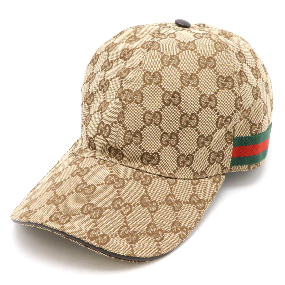 Gucci GG Canvas Web Line Baseball Cap