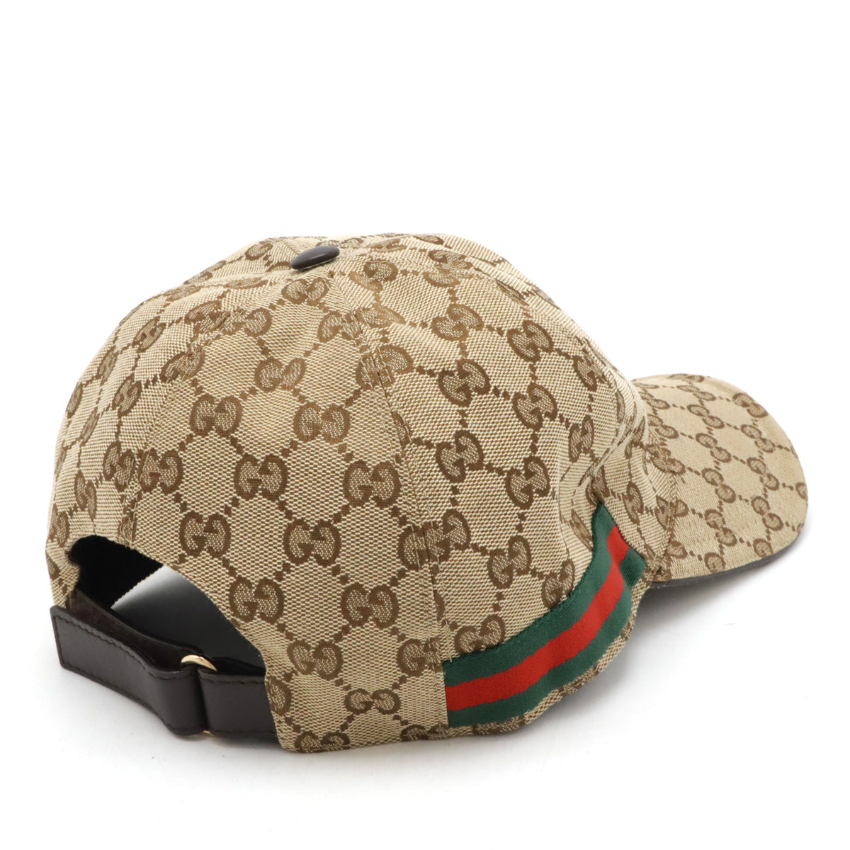 Gucci GG Canvas Web Line Baseball Cap