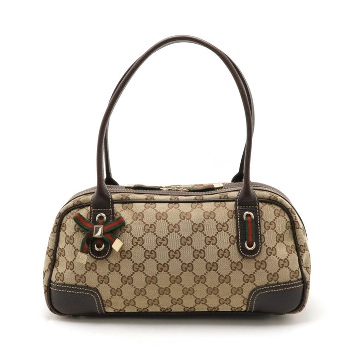 Gucci Princy GG Canvas Shoulder Bag Brown