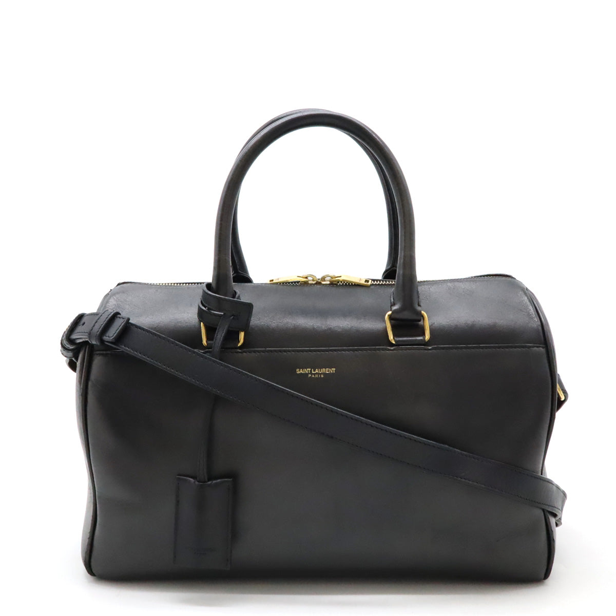 Yves Saint Laurent Leather Classic Duffle 6 Handbag 322049