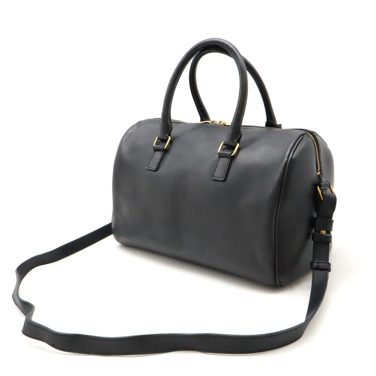 Yves Saint Laurent Leather Classic Duffle 6 Handbag 322049