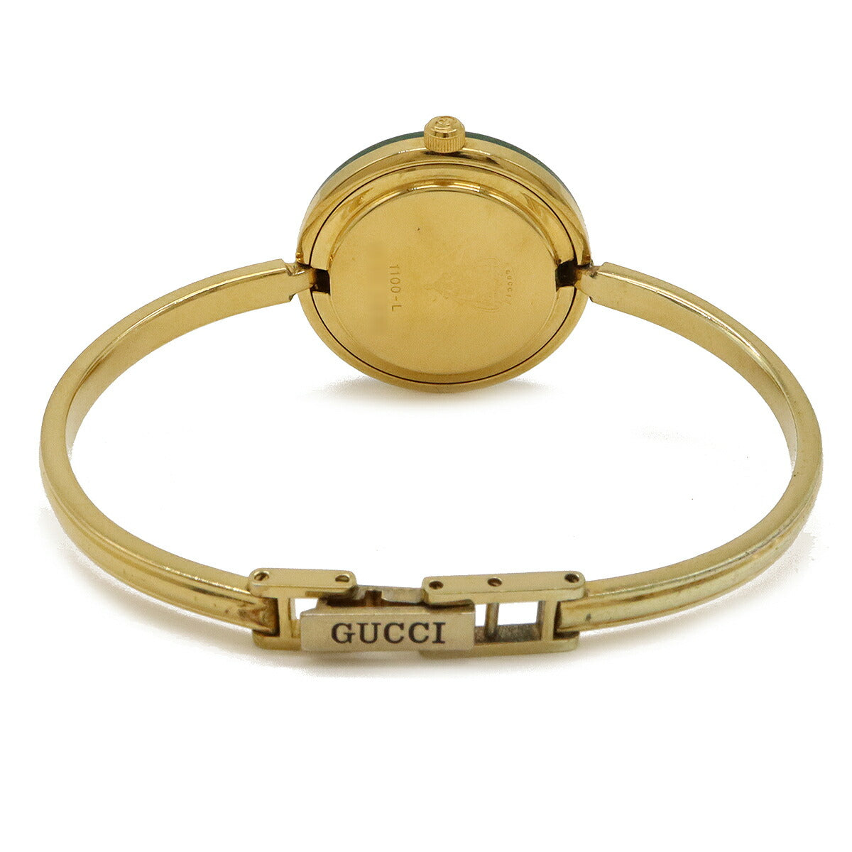 Gucci Gold Plated Quartz Change Bezel Watch in Very Good Condition