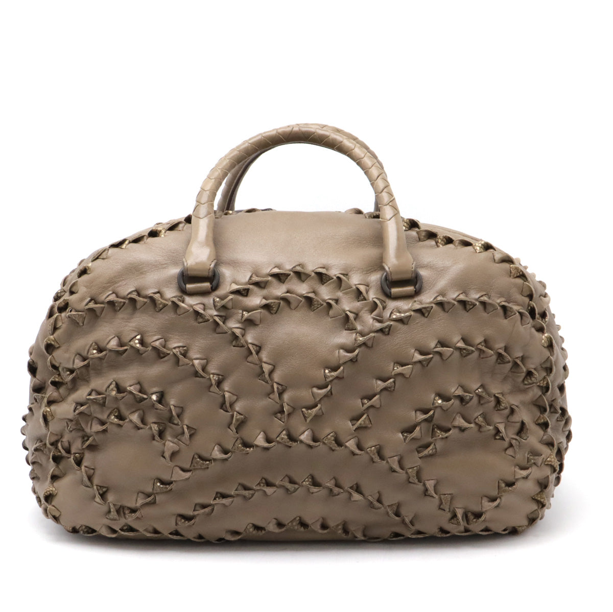 Bottega Veneta Leather Lizard Handbag 229937