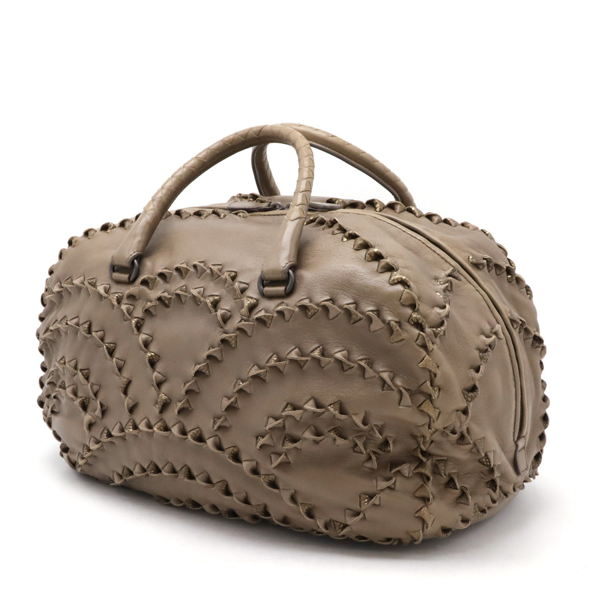 Bottega Veneta Leather Lizard Handbag 229937