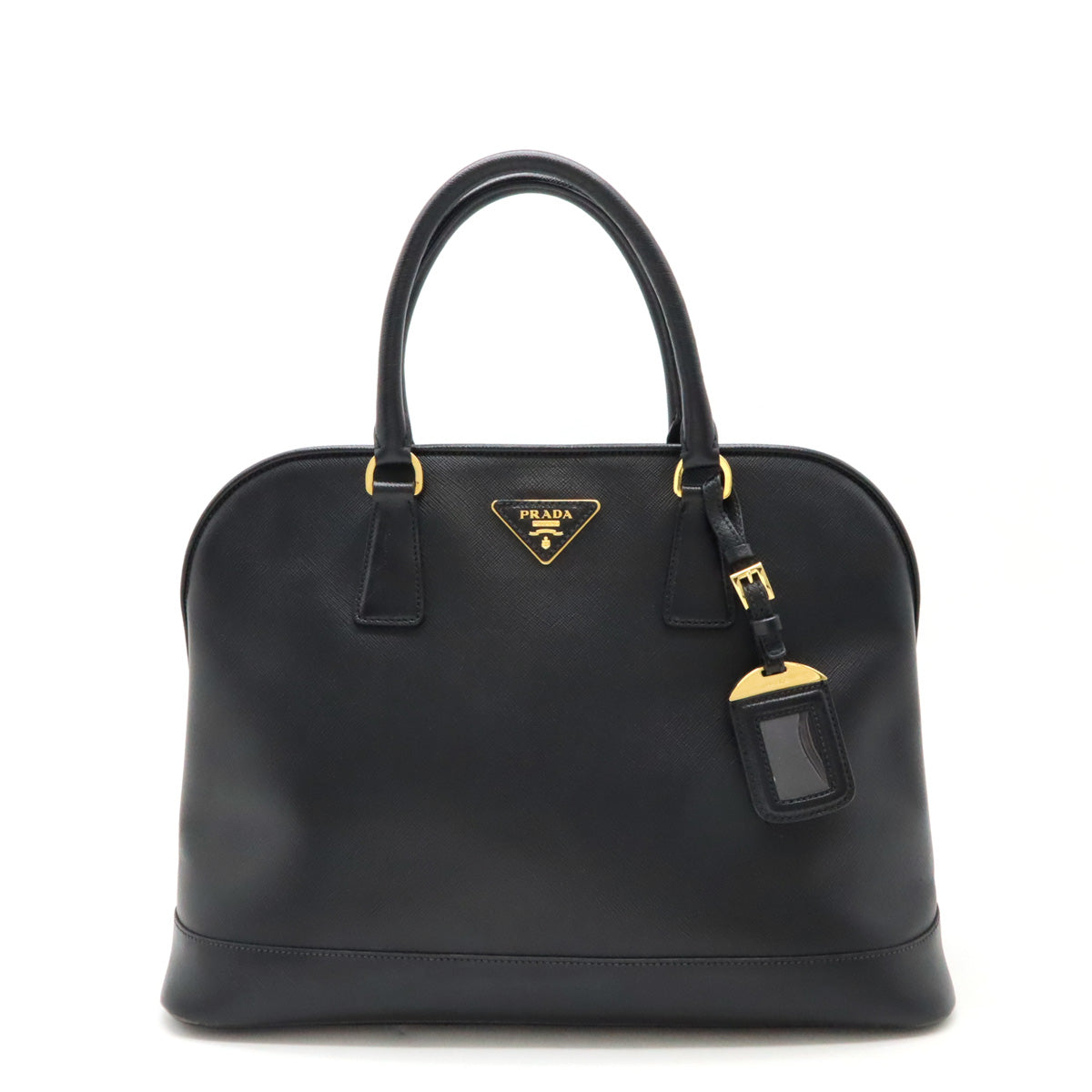 Prada Saffiano Leather Handbag Black