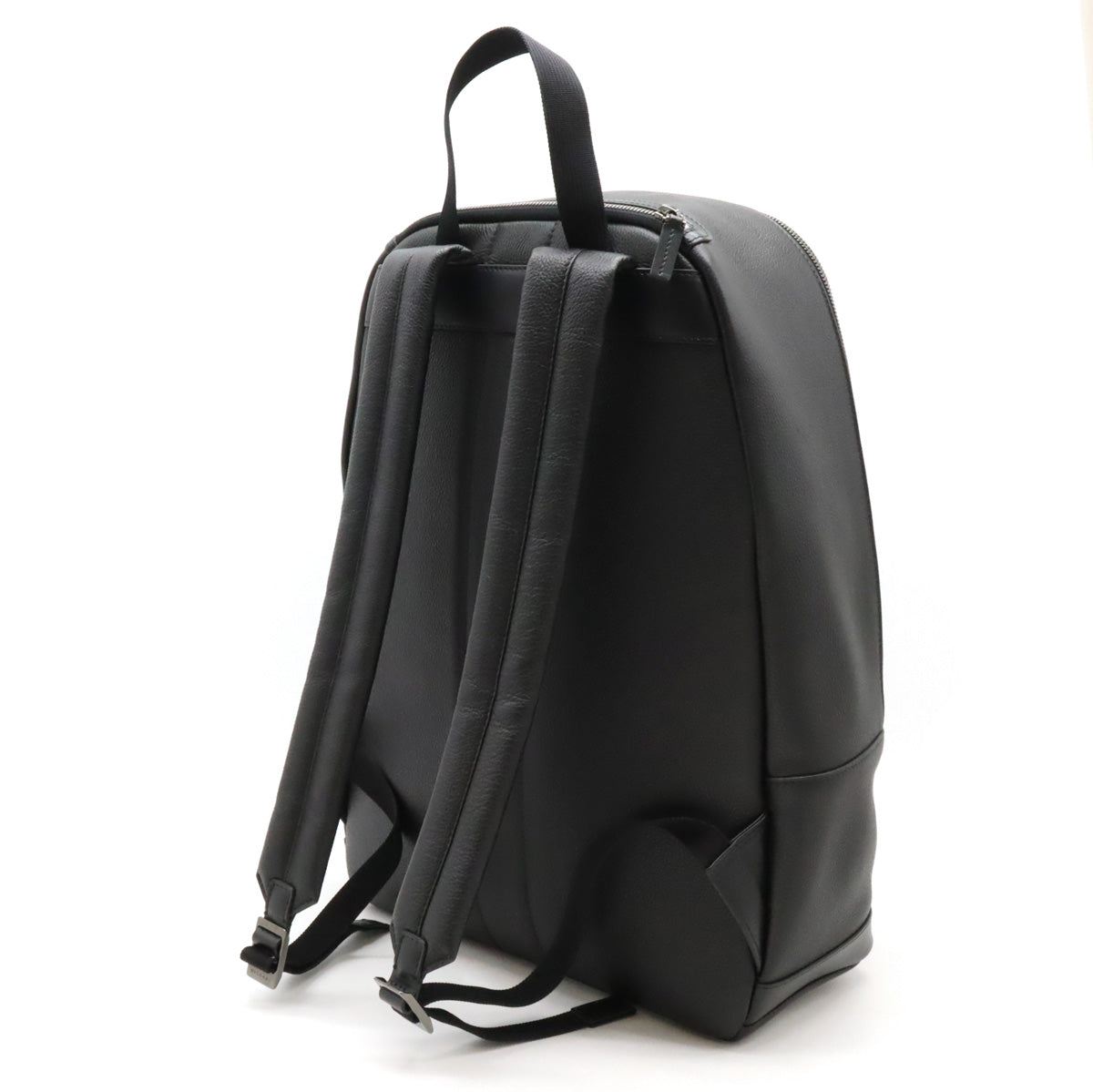 Bvlgari Leather Backpack Black 290780