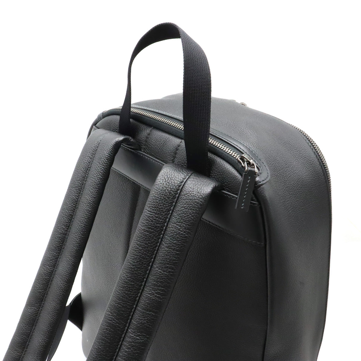 Bvlgari Leather Backpack Black 290780