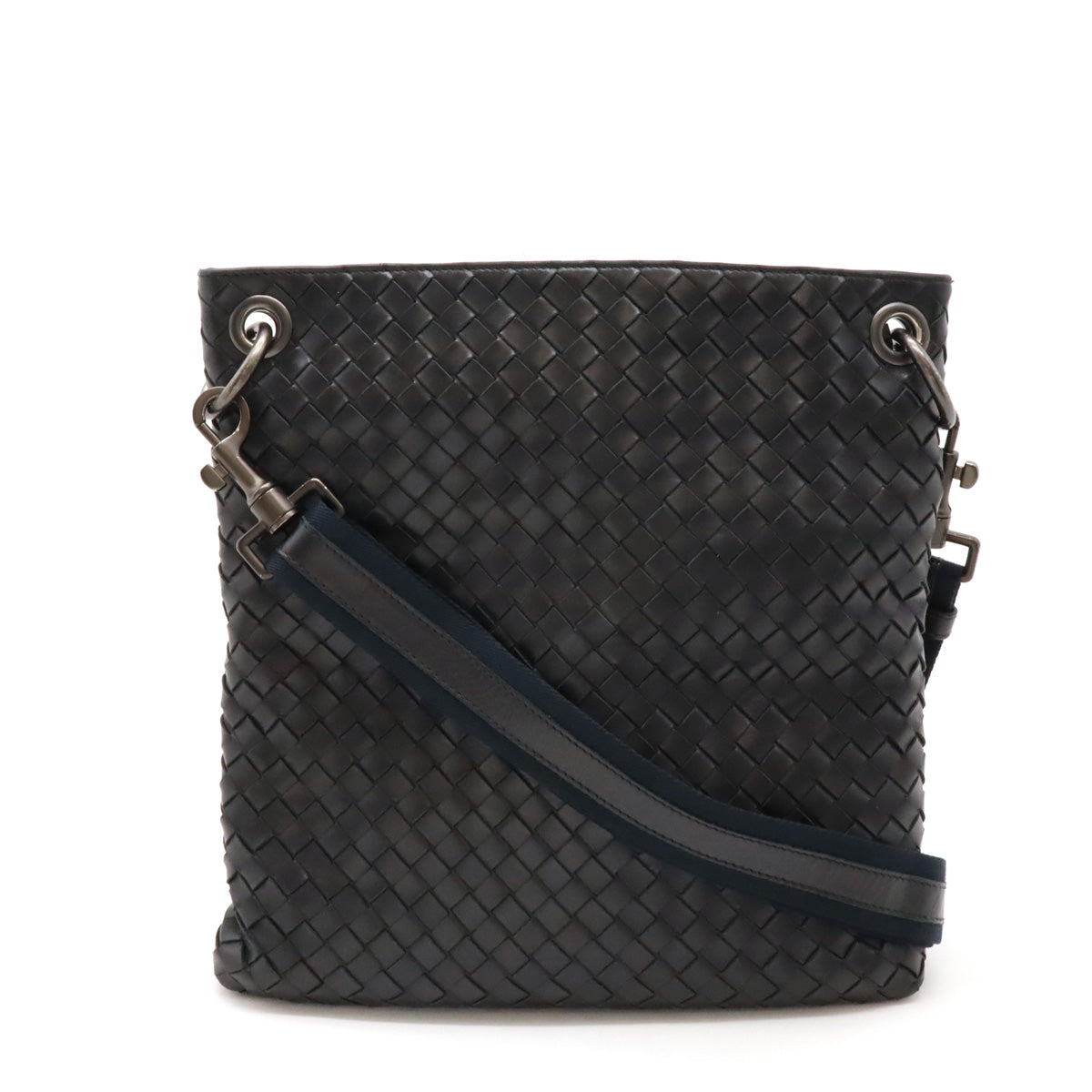 Bottega Veneta Leather Intrecciato Shoulder Bag