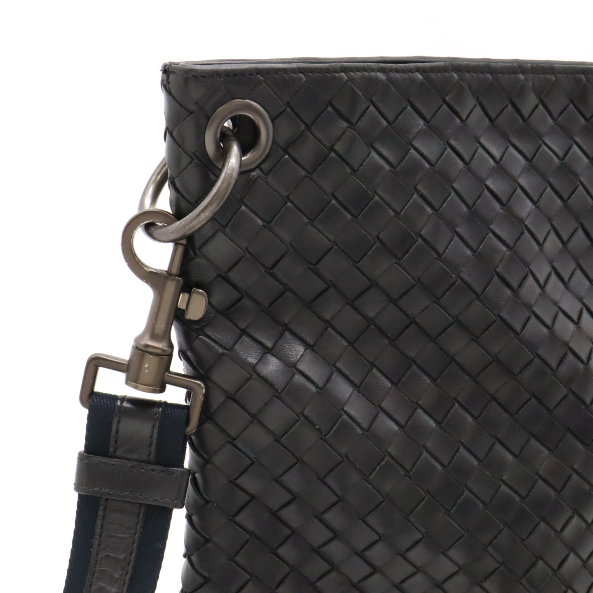 Bottega Veneta Leather Intrecciato Shoulder Bag