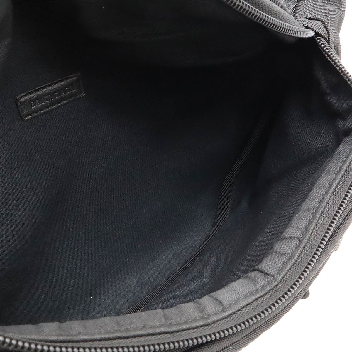 Balenciaga Tattoo Belt Bag Nylon Canvas Black