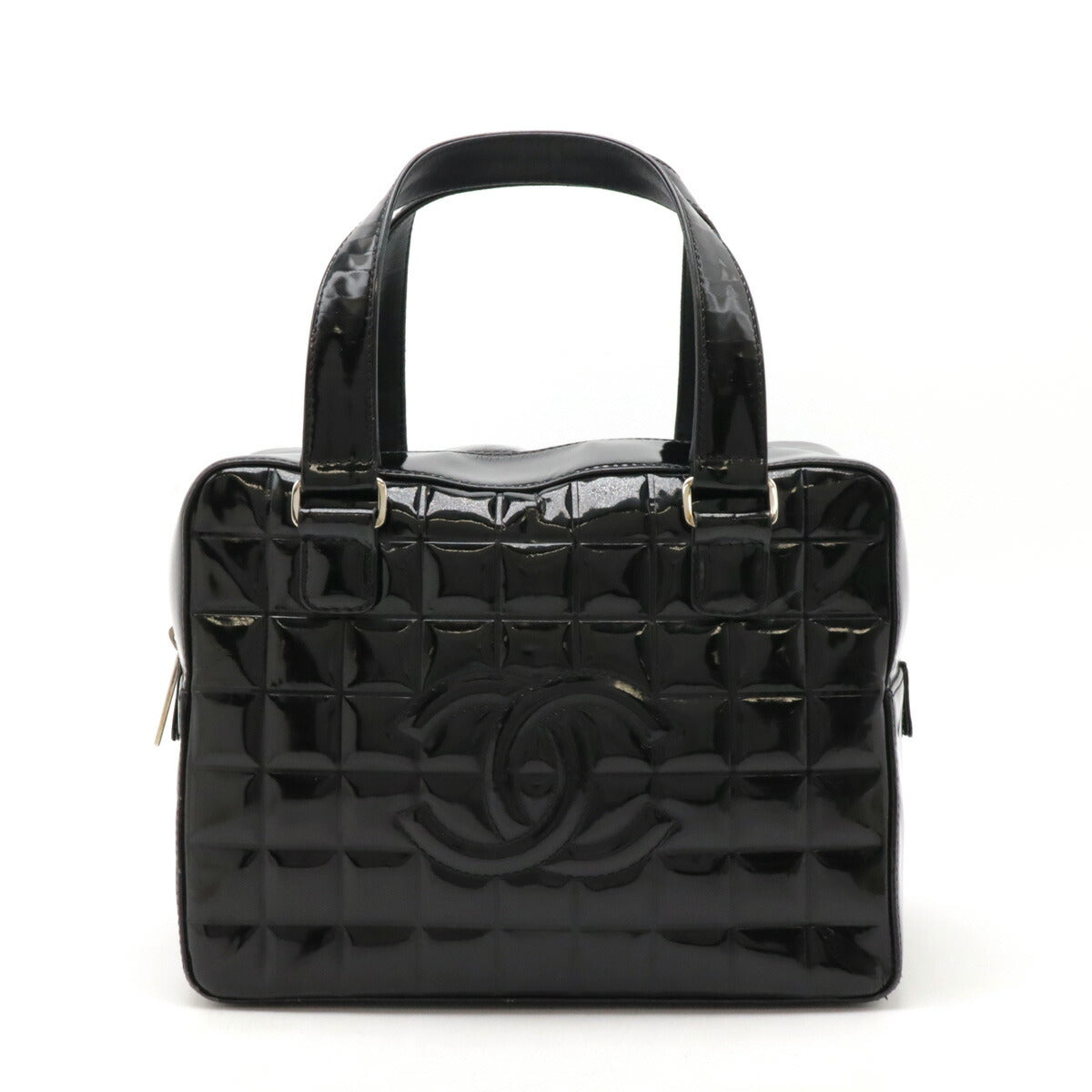 Chanel Patent Chocobar Handbag A19270