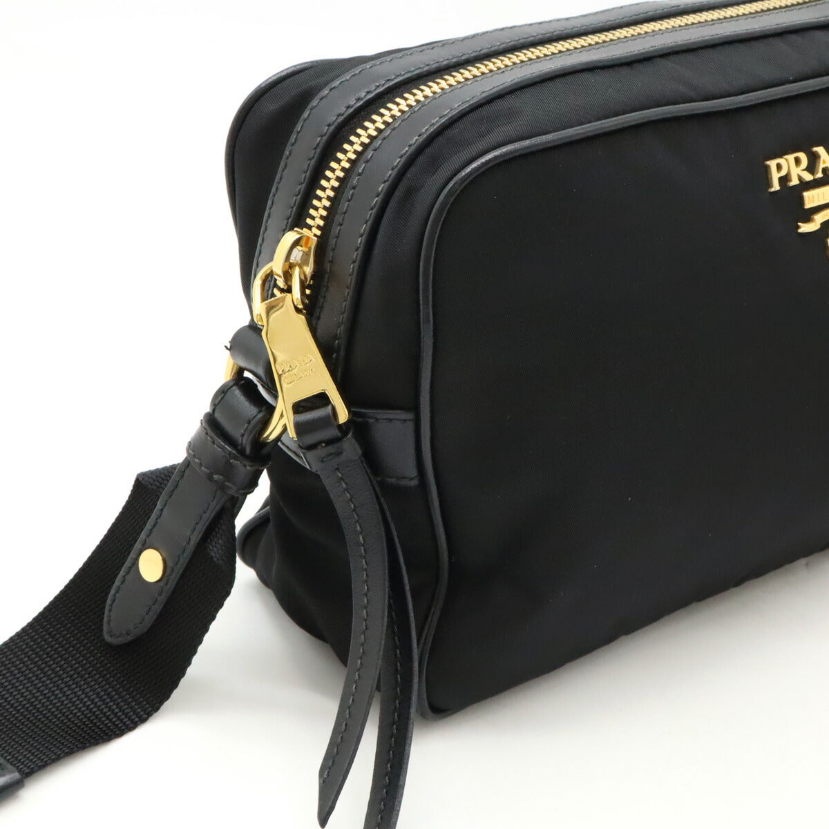 Prada Nylon Leather 2WAY Shoulder Bag 1BH089