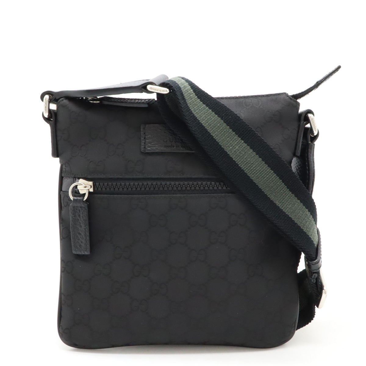 Gucci Nylon Leather Shoulder Bag 449183