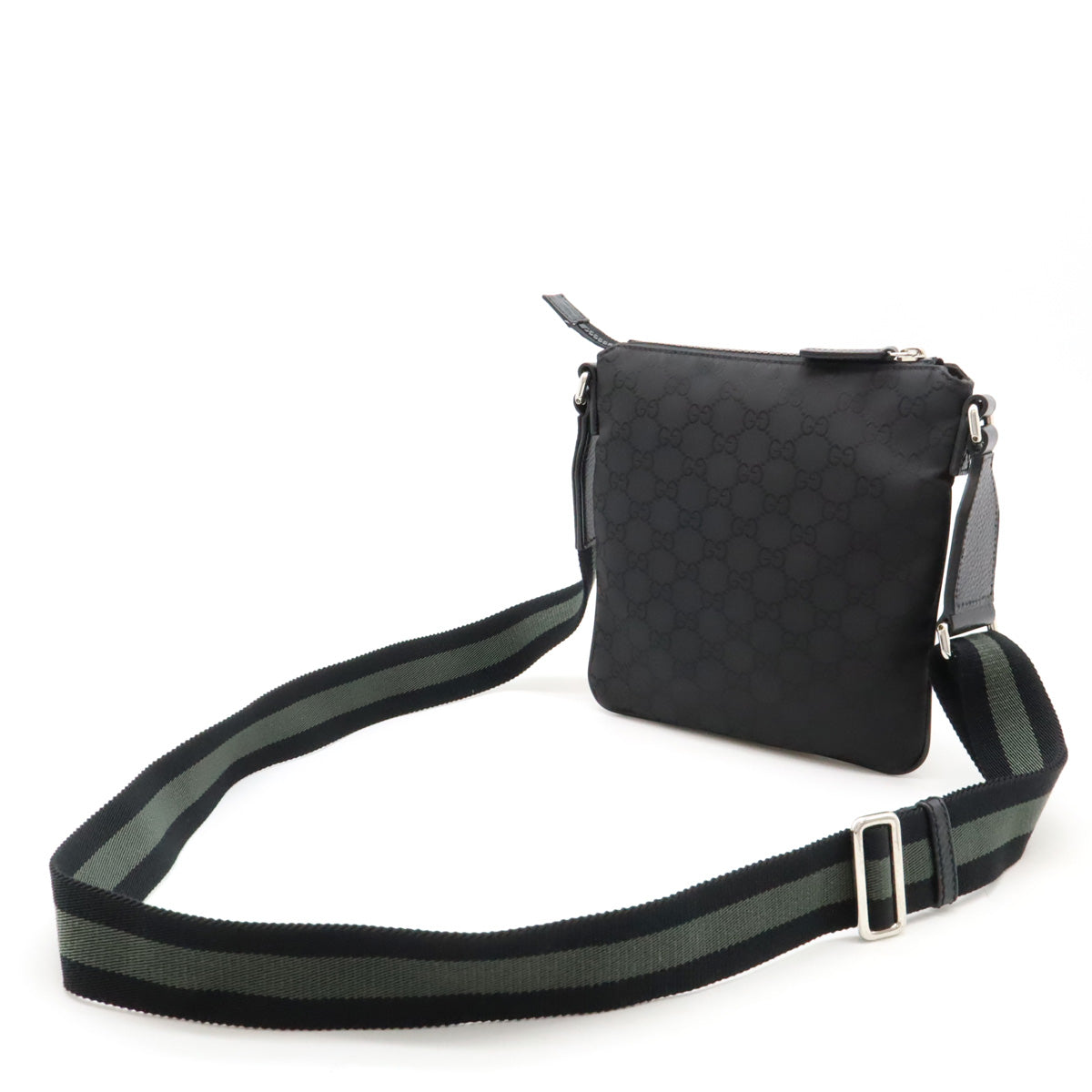 Gucci Nylon Leather Shoulder Bag 449183