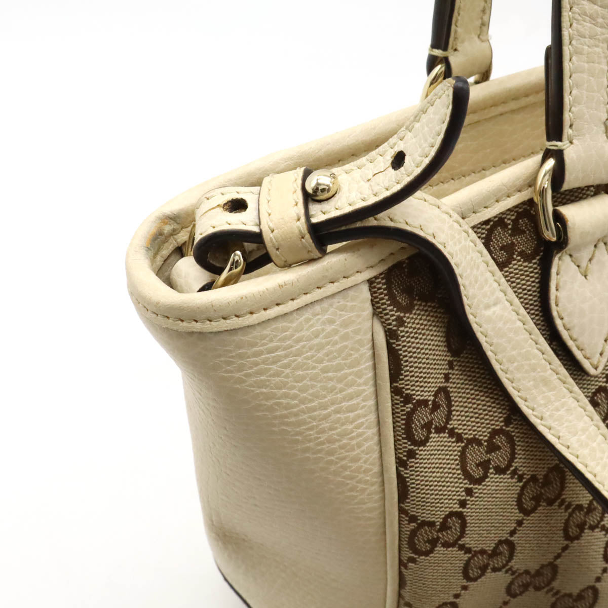 Gucci GG Canvas 2WAY Mini Tote Handbag