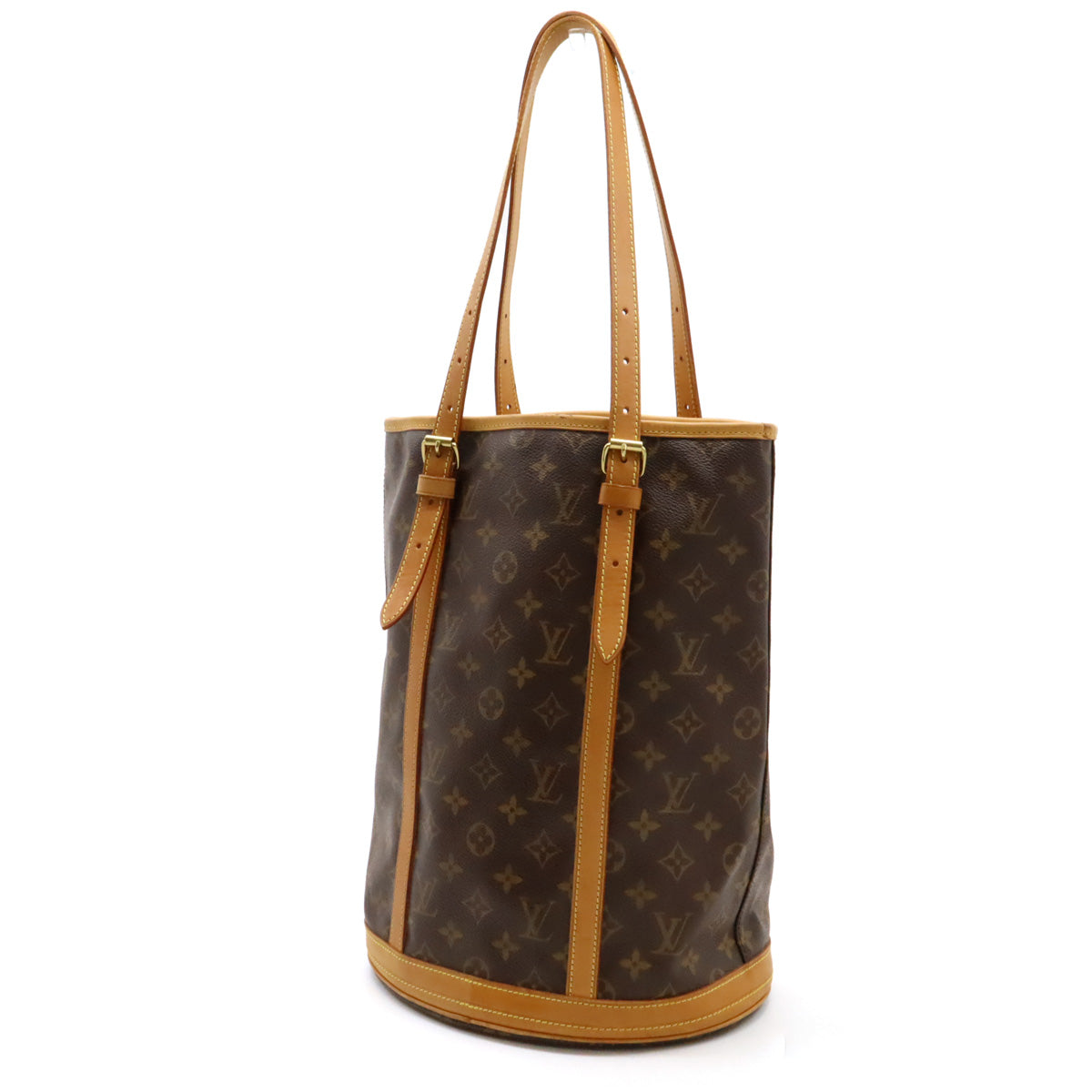 Louis Vuitton Monogram Bucket GM Shoulder Tote Bag M42236