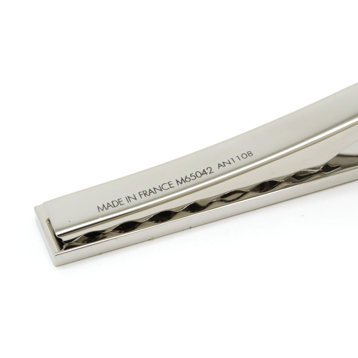 Louis Vuitton Steel Tie Clip Champs Elysees M65042 in Pristine Condition