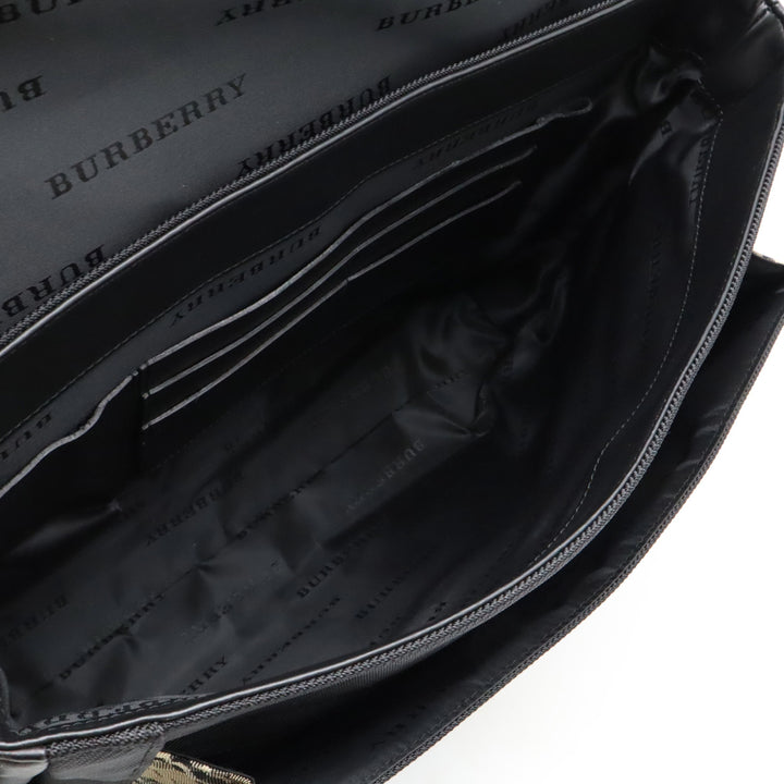 Burberry Nylon Canvas/Leather Messenger Bag in Great Condition