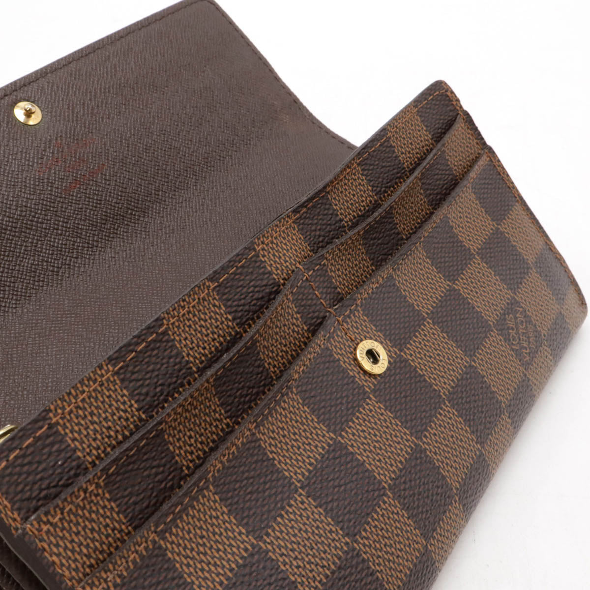 Louis Vuitton Damier Portefeuille Sarah Wallet in Very Good Condition