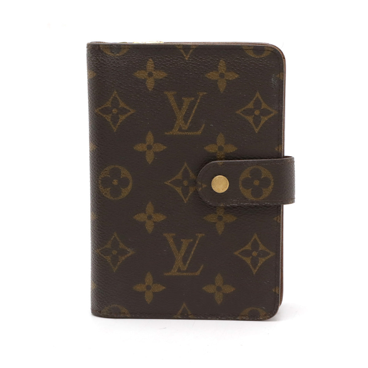 Louis Vuitton Monogram Portefeuille Zip Bifold Wallet M61207 in Very Good Condition