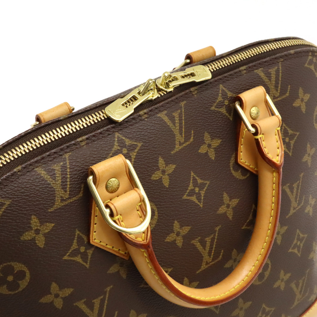 Louis Vuitton Monogram Alma Handbag M51130 in Great Condition