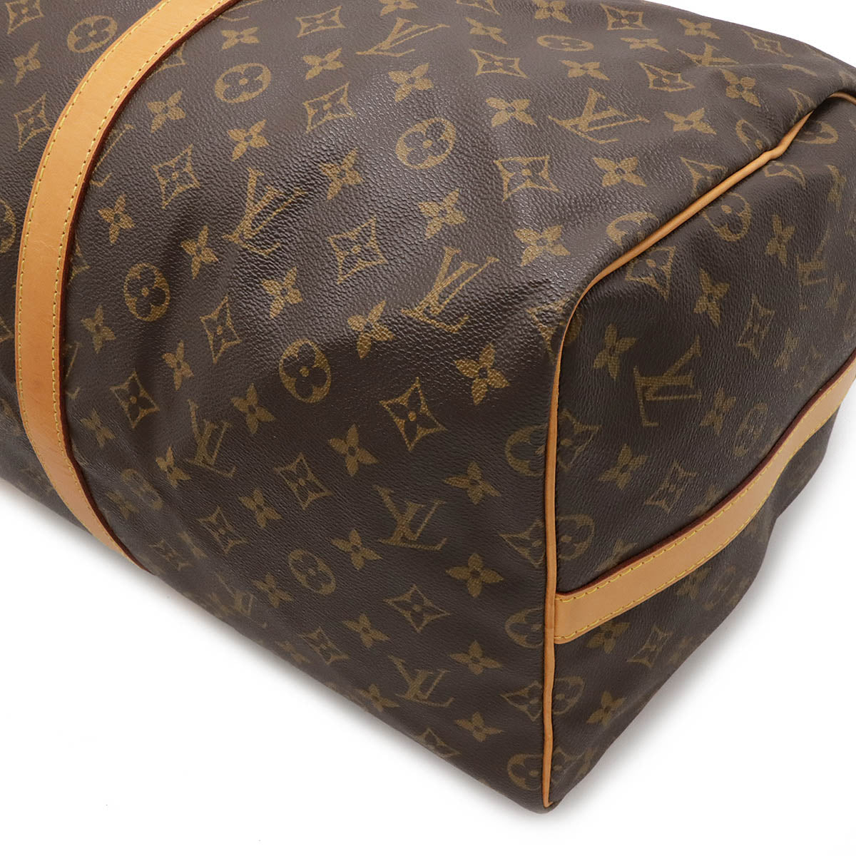 Louis Vuitton Monogram Keepall Bandouliere 55 Travel Bag M41414