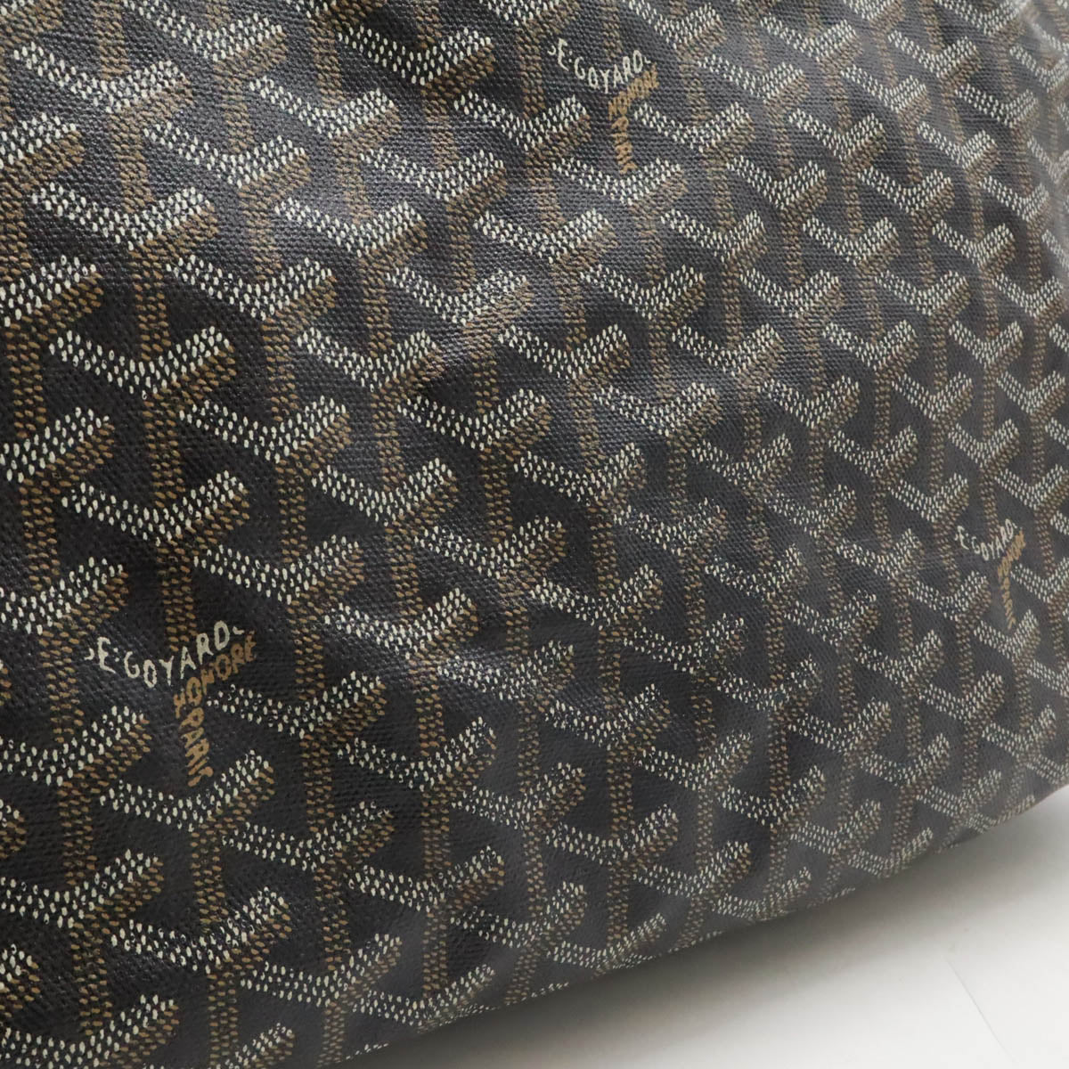 Goyard St. Louis PM Coated Canvas/Leather Tote Bag