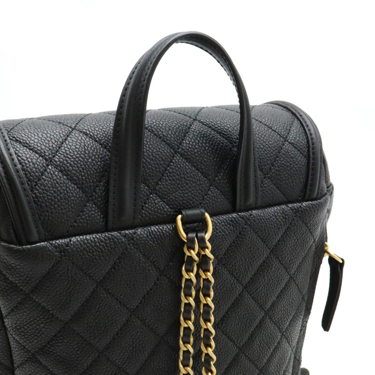 Chanel Caviar CC Filigree Backpack Black