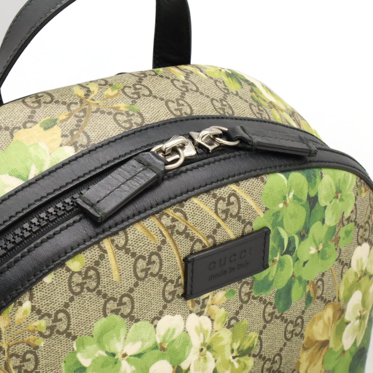 Gucci GG Blooms Supreme PVC Leather Backpack 406370