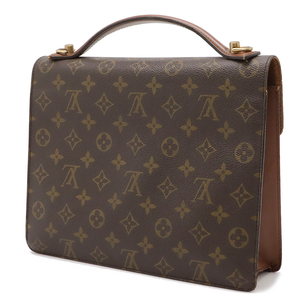 Louis Vuitton Monogram Monceau 28 Handbag M51185 in Very Good Condition