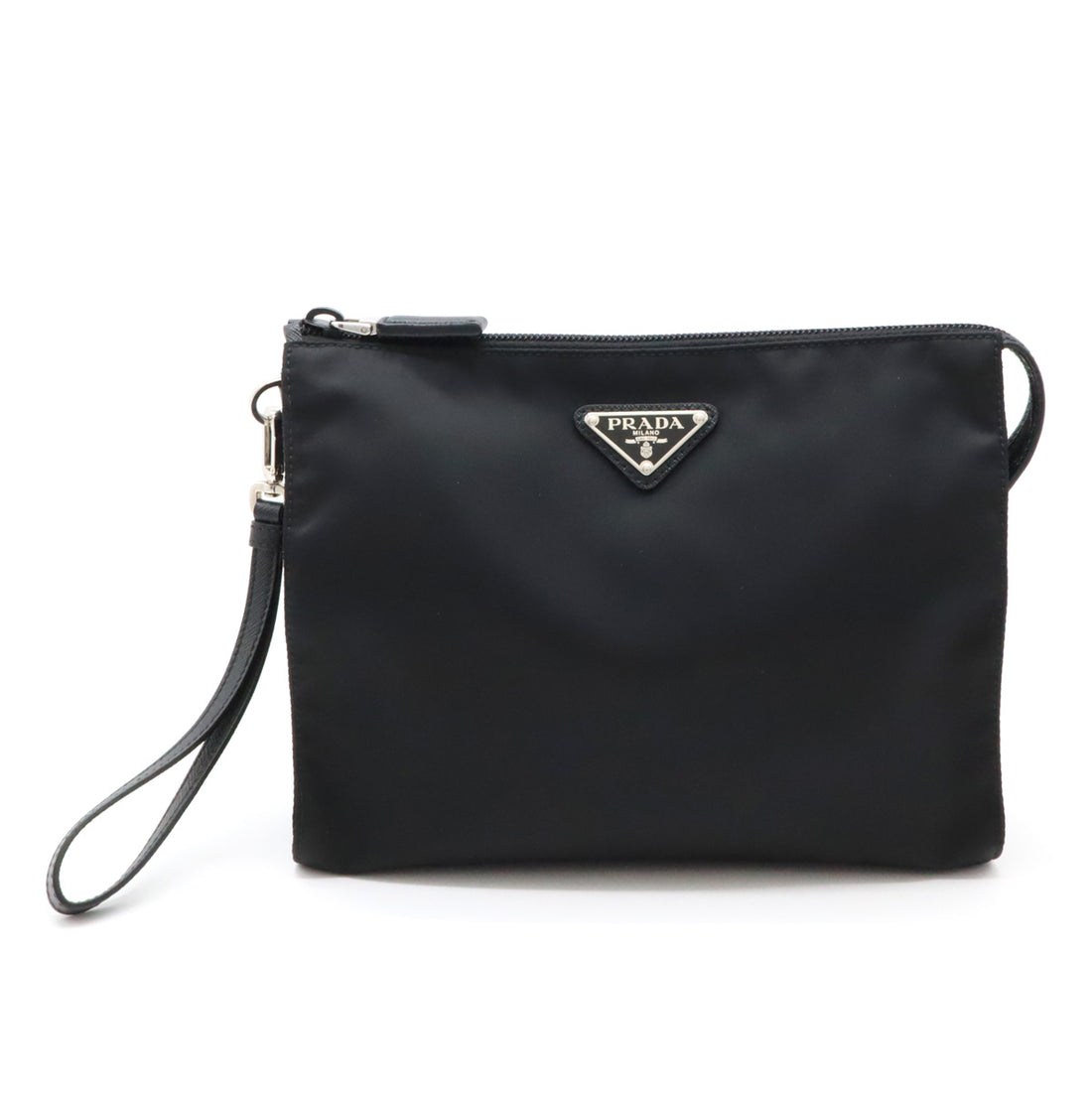 Prada Nylon/Leather Clutch Bag 2NE789