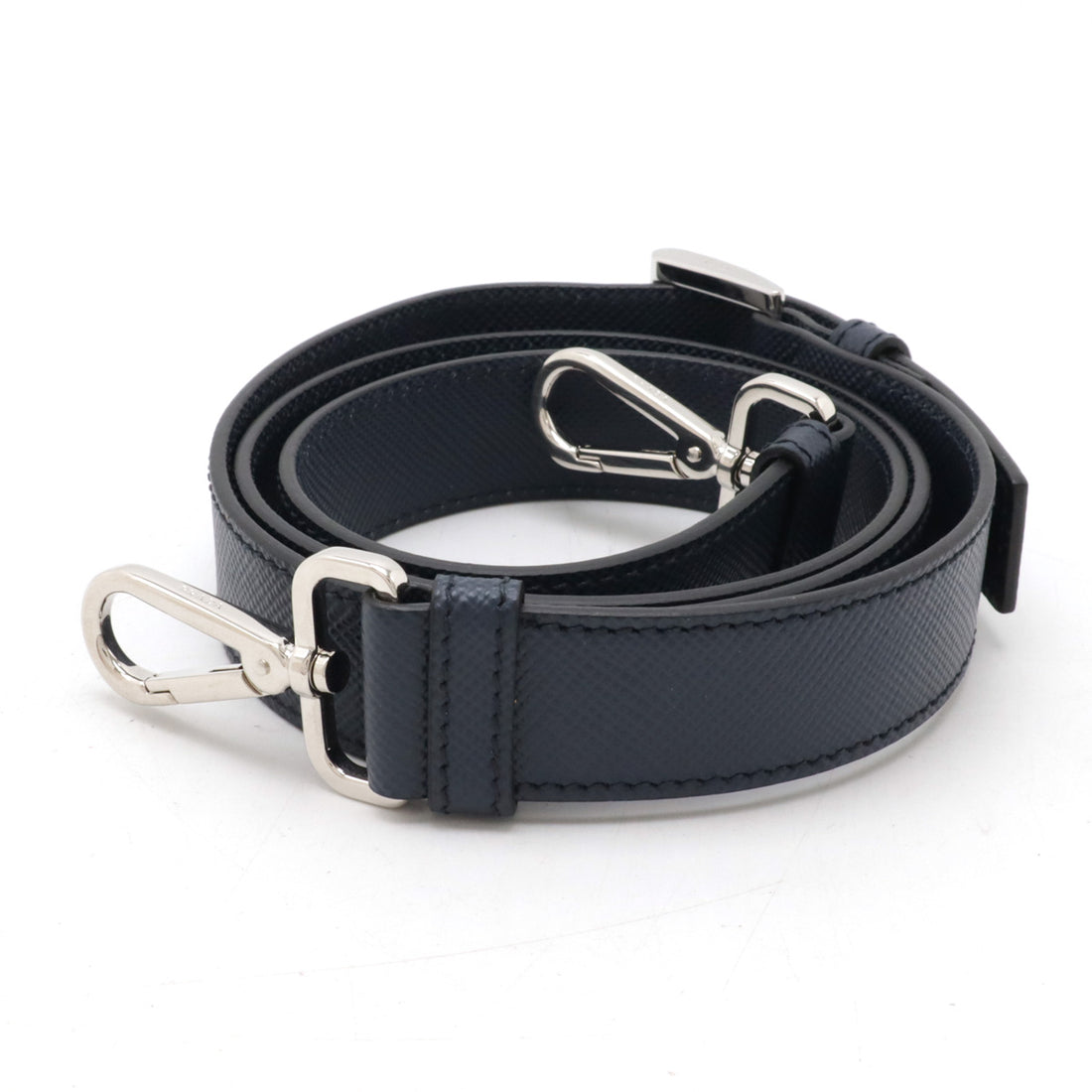 Prada Saffiano Leather Shoulder Strap Dark Navy