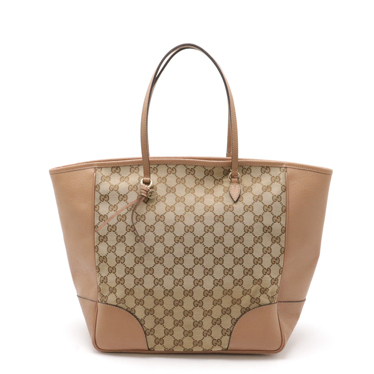 Gucci GG Canvas Leather Tote Bag 323671 in Great Condition