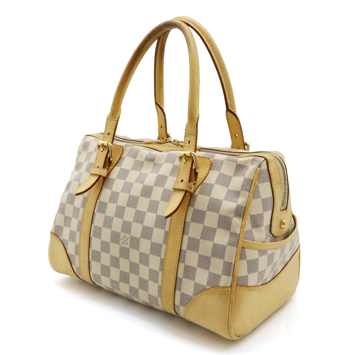 Louis Vuitton Damier Azur Berkeley Handbag N52001 in Good Condition