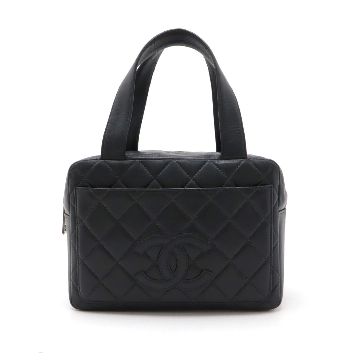 Chanel Leather Matelasse Coco Mark Handbag