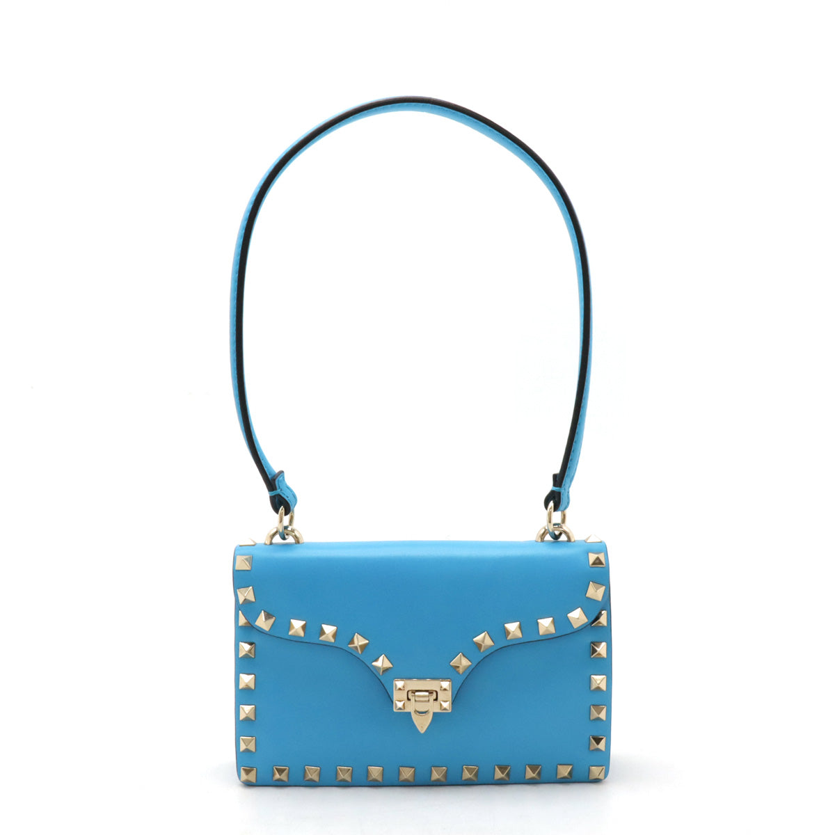 Valentino Garavani Rockstuds Leather Shoulder Bag