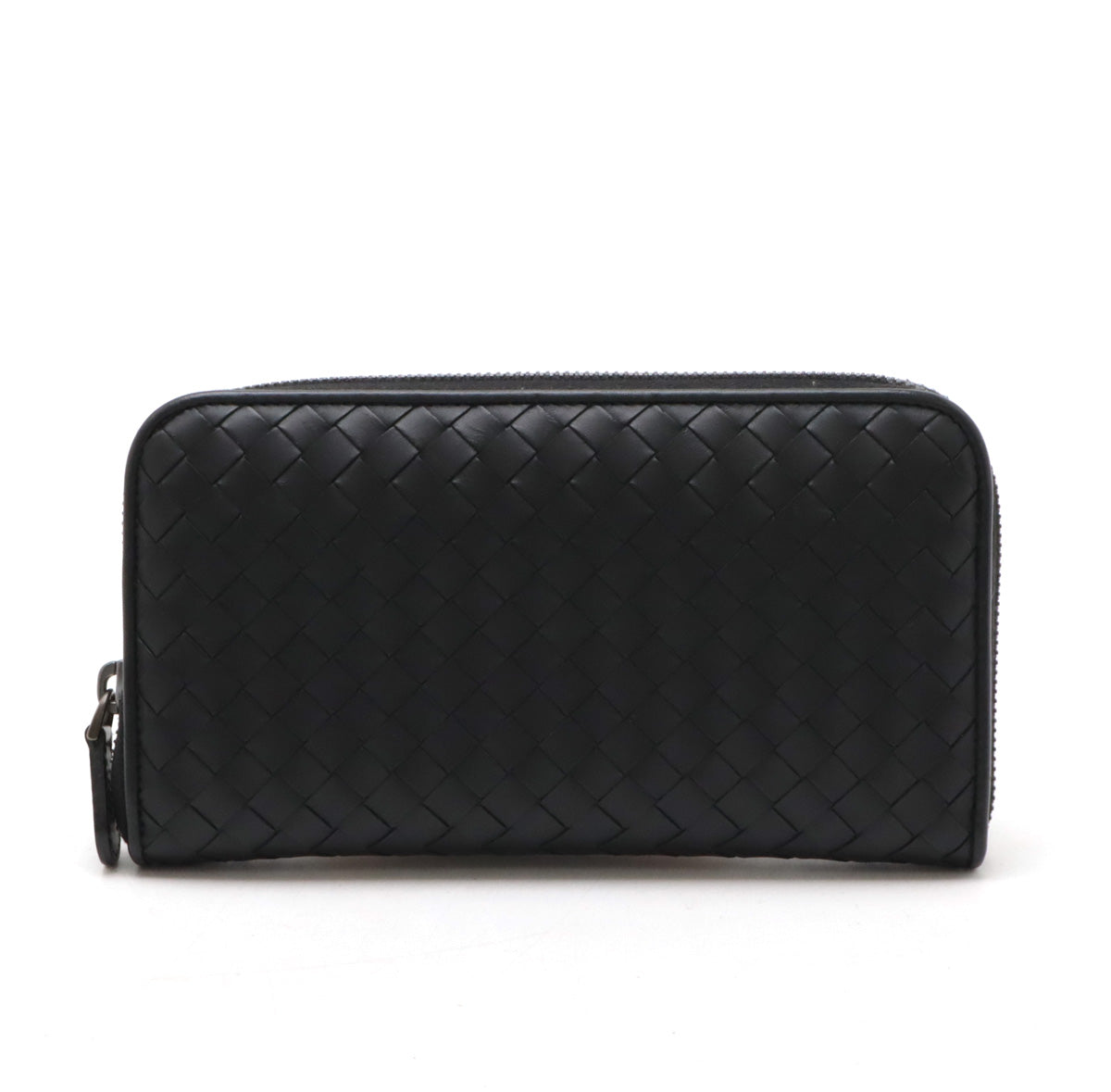 Bottega Veneta Intrecciato Leather Zip-Around Wallet 114076