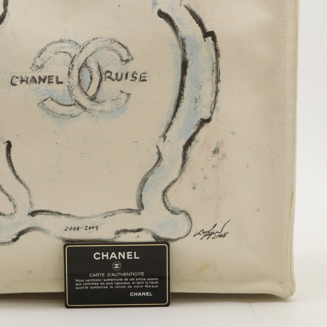 Chanel Miami Cruise Line Canvas Tote Bag A46069