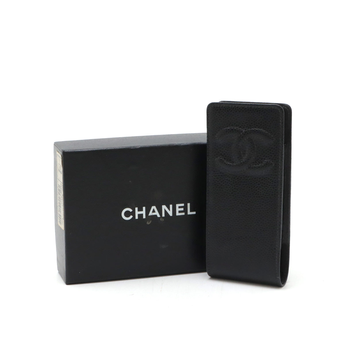 Chanel Caviar Skin Multi Case Black