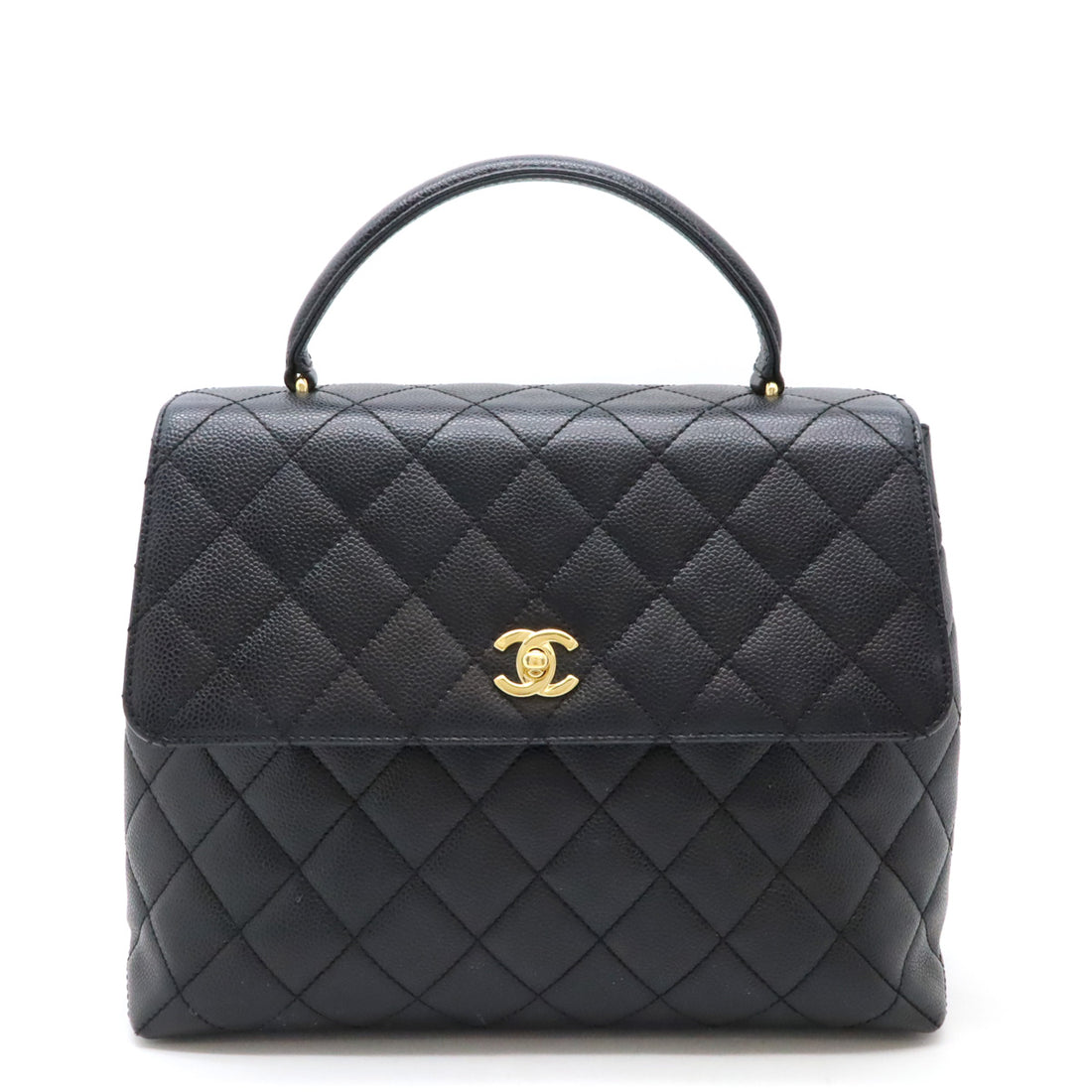 Chanel Caviar Skin Matelasse Handbag A12397