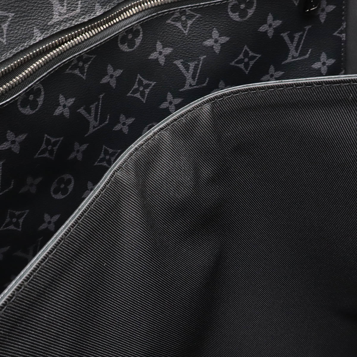 Louis Vuitton Monogram Eclipse Canvas/Leather Grand Sac Tote Bag M44733