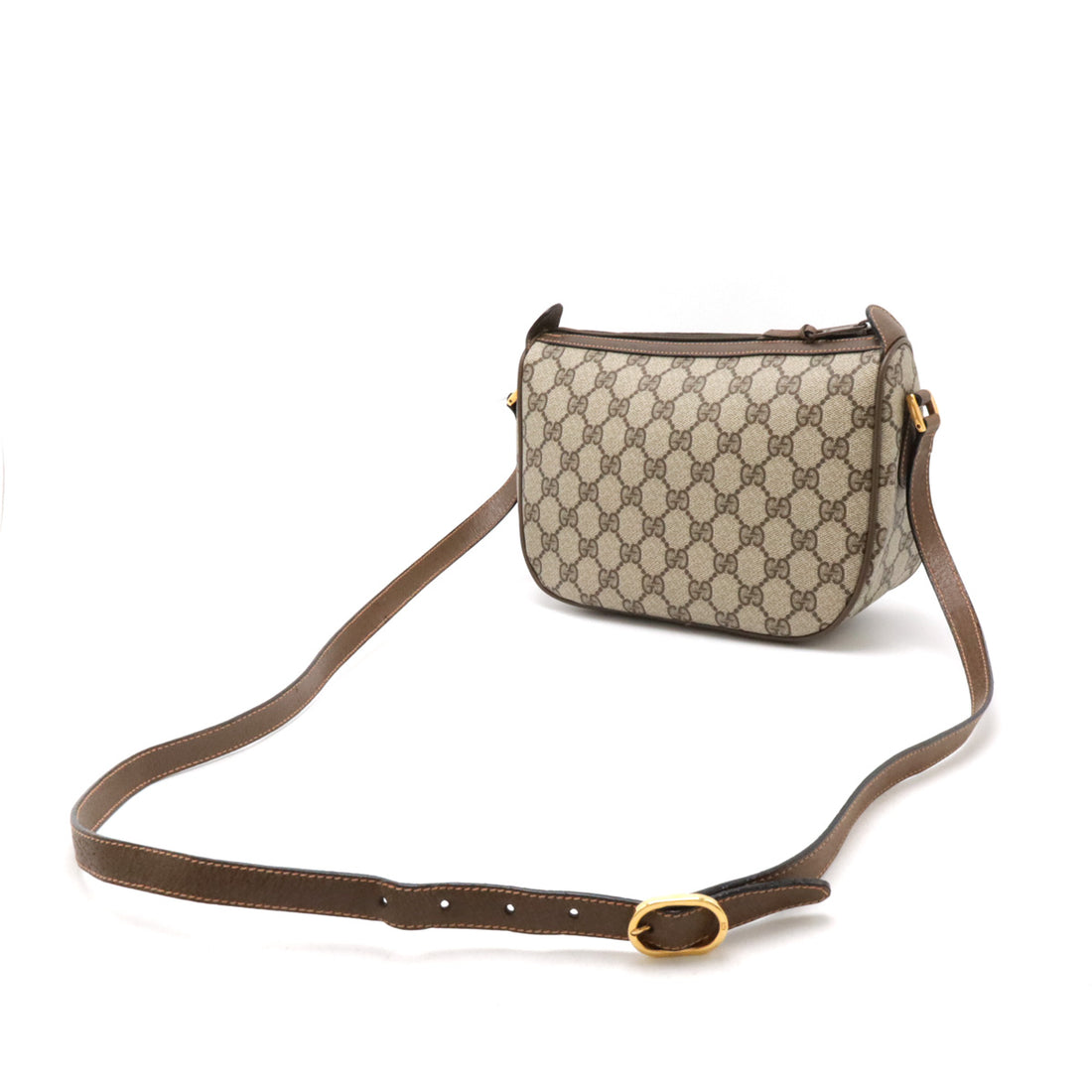 Gucci Old Gucci Sherry Line Shoulder Bag PVC Leather