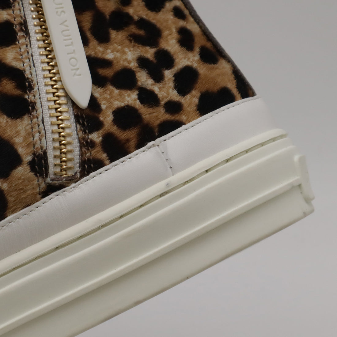 Louis Vuitton Stellar Line High-Top Sneakers Leopard