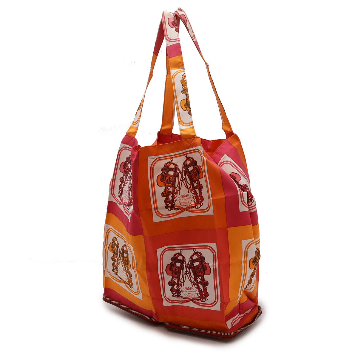 Hermes Silky Pop Eco Tote Bag Brides de Gala Rouge