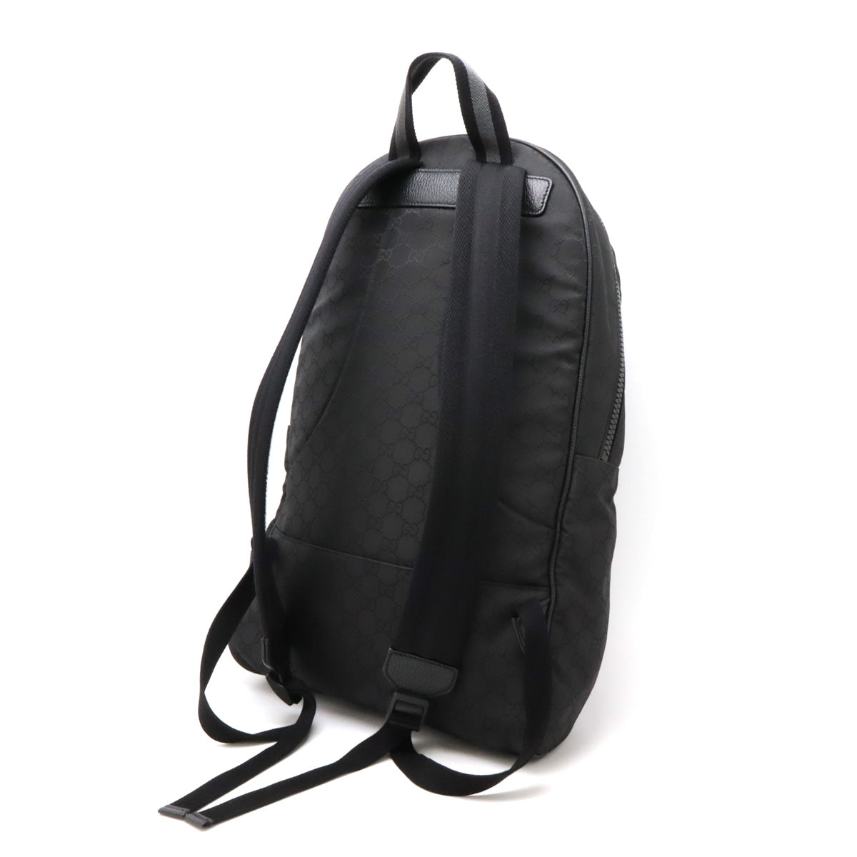 Gucci GG Nylon Leather Backpack 449181